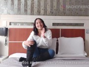 Hermosa Estudiante culona tiene SU PRIMER CASTING PORNO en Latinoamerica, debuta con 19 años de edad 3/16