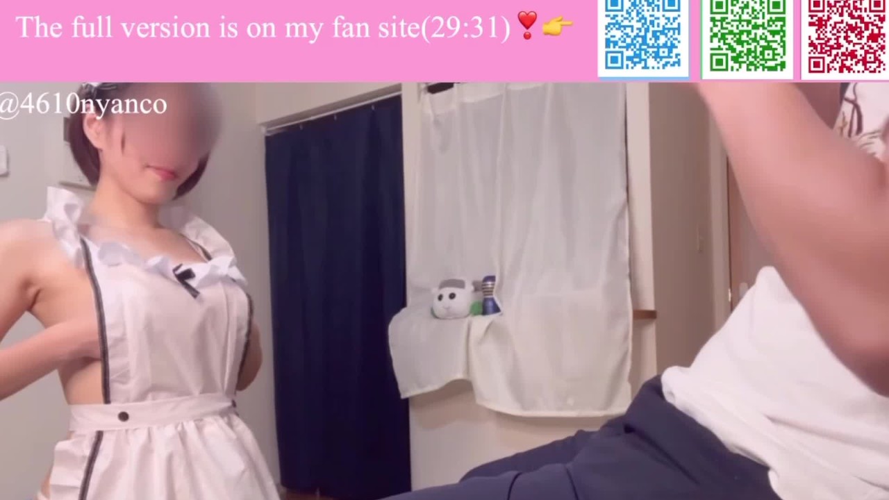 【素人個人撮影】裸エプロンでフェラ口内射精＆生ハメ座位(デカ尻/Hカップ/美女/かわいい/巨乳/セックス/日本人/人妻/コスプレ/Japanese/asian/sex/homemade/amateur - Free Sex Video - RedTube