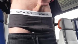 andkvcat jerked off on the train