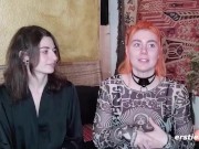 Ersties - Desiree züchtigt Zora mit Strap-On Dildo in Doggy Position 5/16