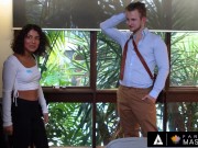 FANTASY MASSAGE - Hot Masseuse Gives To Her Neighbor Her New Full Body Massage Service 3/16