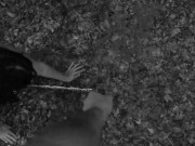 TRAIN MY SLUT TO BE GOOD ON DOG LEASH TOTALLY NAKED IN THE WOODS 15/16