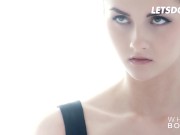 Skinny Chick Crystal Greenvelle Fingered & Fucked By BF While Tied Up - LETSDOEIT 1/16