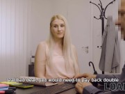 LOAN4K. Blonde knows nothing about finance but knows how to satisfy him 6/16