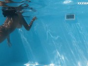 Very horny big ass and big boobs Latina Yorgelis in the pool 15/16
