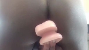 Straight guy vs dildo