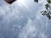 THE NEIGHBOUR CAUGHT ME OLAYING WITH MY PUSSY OUTSIDE 16/16