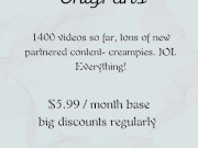 arms above my head, titties swinging and bouncing 2/16