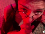 Cute Horny Halloween Witch Gets DeepThroat and Anal Creampie 3/16