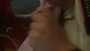 Daddy gets wanked by curious mate