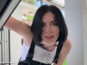 Beauty Auto-Mechanic Deepthroat, Rough Fucks and Gets Facial POV 2/16