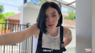 Beleza Automática Mecânica Deepthroat, Foda Rough E Recebe Pov Facial