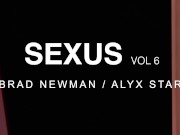Busty Bruenette Gets Big Cock Deep Inside - S3XUS - Alyx Star - Brad Newman