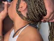 SC Literaryvix MUST WATCH INTENSE SLOPPY HARDCORE EBONY BLOWJOB & CREAMY PUSSY FUCK BBC
