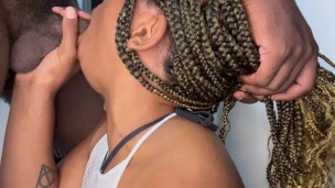 SC Literaryvix MUST WATCH INTENSE SLOPPY HARDCORE EBONY BLOWJOB & CREAMY PUSSY FUCK BBC