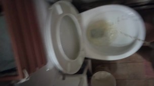 Femboy peeing