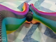 Fetiche de Pies con Medias Sexy de Colores