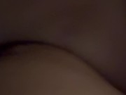 Scouse couple Bella riding Luke fast 15/16