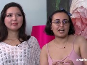 Ersties - Heiße lesbische Action mit Ameliya und Jasmina 9/16