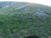 Very Public Risky Blowjob and Doggy Fuck with PAWG Goth Teen 10/16