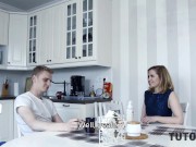 TUTOR4K. Mature algebra teacher in nylon stockings fucked by angry student 5/16