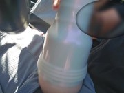 Kenzie Reeves Fleshlight fuck in car 🚘🛣️ 11/16