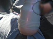 Kenzie Reeves Fleshlight fuck in car 🚘🛣️ 16/16