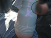 Kenzie Reeves Fleshlight fuck in car 🚘🛣️ 5/16