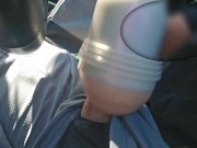 Kenzie Reeves Fleshlight fuck in car 🚘🛣️ 8/16