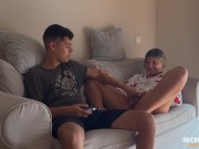 My stepsister won't let me finish a video game until I fuck her first 5/16