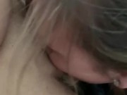 Sucking my husband off while he watches TV 7/16