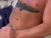 Buff Guy Cums Shaking Intense Orgasm 8/16