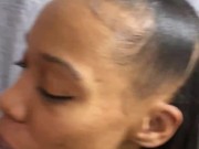 Cute Ebony sucks the Nutt from Dick 15/16