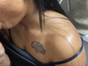 Cute Ebony sucks the Nutt from Dick 3/16