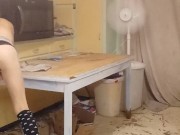 Doing the  table and then myself 6/16