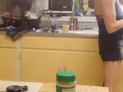 Frying chicken at 4am like a bomb mom/southern belle 10/16