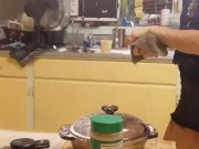 Frying chicken at 4am like a bomb mom/southern belle 14/16