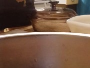 Frying chicken at 4am like a bomb mom/southern belle 7/16