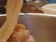 Frying chicken at 4am like a bomb mom/southern belle 8/16