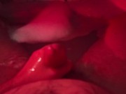 playing with my dick in bath handjob 12/16