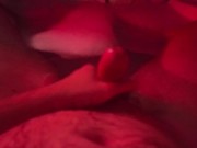 playing with my dick in bath handjob 14/16