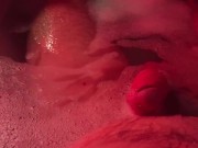 playing with my dick in bath handjob 4/16