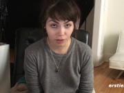 Ersties - Geeky Slut Inserts a Toy into Her Pussy 10/16