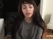 Ersties - Geeky Slut Inserts a Toy into Her Pussy 15/16