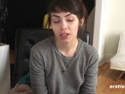 Ersties - Geeky Slut Inserts a Toy into Her Pussy 6/16