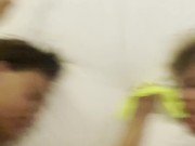 Two Russian Whores Monika Fox And Elen Million Sucked Hard On Guy's Cock And Gave It In Ass 11/16