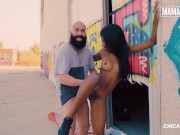 Big Ass Ebony Boni Brown Hardcore Sex Outdoor With White Dick - MAMACITAZ 11/16