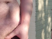 Having a stroke outside again before exercise 15/16