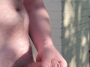 Having a stroke outside again before exercise 7/16