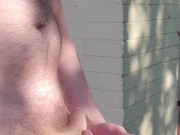 Having a stroke outside again before exercise 8/16